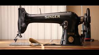 Introduction to and threading a Singer 3132  31k32 First time sewing [upl. by Cibis472]