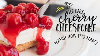 No Bake Cherry Cheesecake [upl. by Gnemgnok]