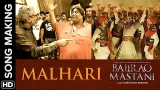 Making of Malhari  Bajirao Mastani  Ranveer Singh [upl. by Bael]