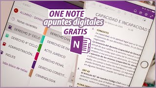 APUNTES DIGITALES EN ONE NOTE  CÓMO USARLA Paso a Paso [upl. by Obola]