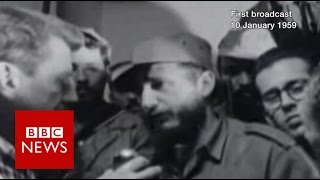 Fidel Castro on his beard free election amp gambling 1959  BBC News [upl. by Acirdna182]