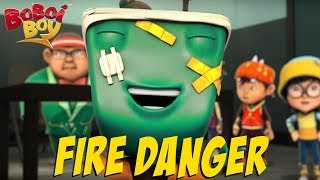 BoBoiBoy English S3EP16  Fire Danger [upl. by Arec]