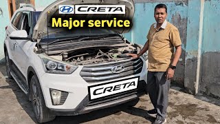 Hyundai Creta petrol Major Service [upl. by Enuj]