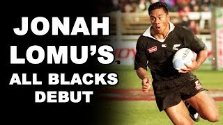 Jonah Lomus All Blacks Debut [upl. by Kumar]