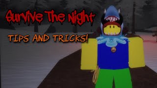 Roblox Survive The Night  Tips and Tricks [upl. by Chuah]