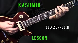 how to play quotKashmirquot on guitar by Led Zeppelin  electric guitar lesson tutorial [upl. by Gish734]