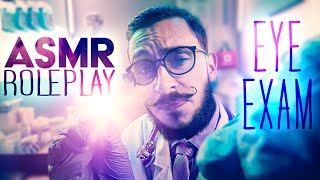 ASMR ROLEPLAY 👨🏻‍⚕️EYE Exam amp Vision Tests 👁️FLASHLIGHT 🔦 [upl. by Martie]