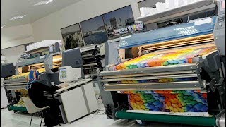 Modern Textile Printing Technology amp Machine [upl. by Anoyi]