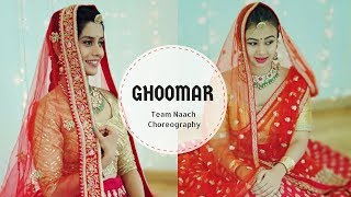 Ghoomar  Padmavati  Team Naach Choreography ft Ananya Thirumalai [upl. by Nerag]