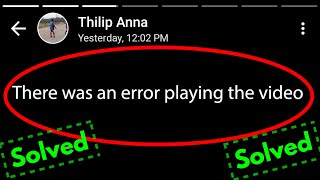 Fix There was an error playing the video in whatsapp status  status video not playing problem fixed [upl. by Yehc]