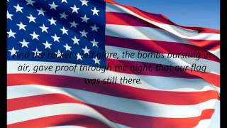 American National Anthem  quotThe Star Spangled Bannerquot EN [upl. by Akcir]