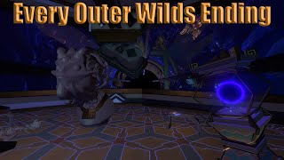 Every Outer Wilds EndingBase Game [upl. by Elenore]