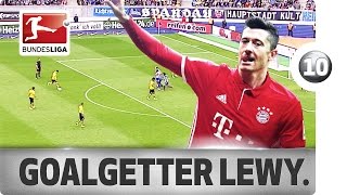 Robert Lewandowski  Top 10 Most Spectacular Bundesliga Goals [upl. by Analat]