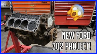 How to Build a Ford 302 Small Block  Part 1 Removing the Intake Heads and Front Accessories [upl. by Sivrat]