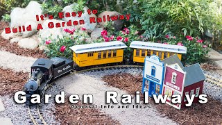 Build a Garden Railway  Its Easy [upl. by Alracal700]