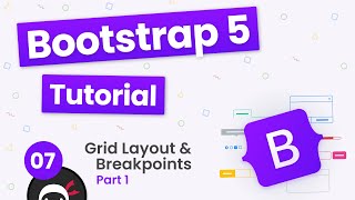 Bootstrap 5 Crash Course Tutorial 7  Grid Layout part 1 [upl. by Rhyne]