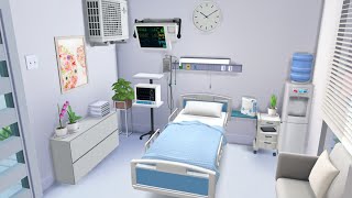 Modern Hospital  Stop Motion Build  THE SIMS 4 [upl. by Aifos44]