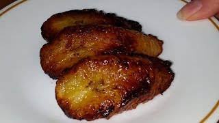 How to make Platanos Maduros Fried Sweet Plantains [upl. by Mosera929]