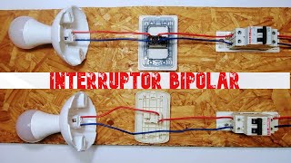 Como Instalar un Interruptor Bipolar Bien Explicado [upl. by Adnolohs]