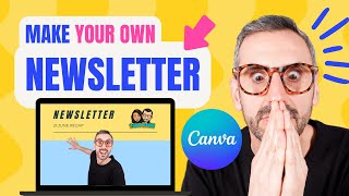 How to Make Newsletters using Canva and Why you should do so [upl. by Lehcnom]