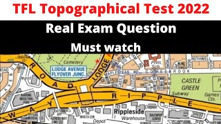 TFL topographical test 2022 Real exam question August 2022TFL Route planing questions [upl. by Younger]