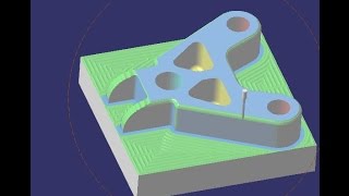 CATIA V5 3AXIS milling [upl. by Audri679]