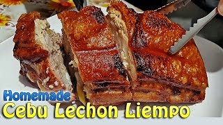 Homemade Cebu Lechon Crispy Roasted Pork Belly w Eng Subtitles  HungreeCatt Cooks [upl. by Jock31]