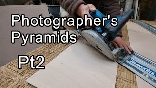 Photographers Plywood Pyramids pt2  Making the 4 equilateral sided pyramid [upl. by Hepsiba]