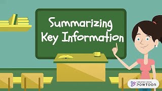 Summarizing Key Information [upl. by Micky]