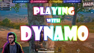 PLAYING WITH DYNAMO  CARRYMINATI  PUBG MOBILE HIGHLIGHTS [upl. by Casper]