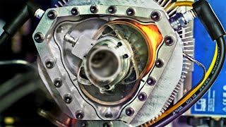 See Thru Liquid Piston Rotary Engine  In Slow Motion [upl. by Naesed642]