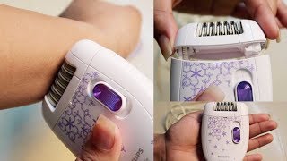 How To Remove Hair At Home With Epilator Philips Epilator Review [upl. by Daraj]