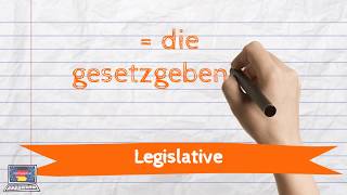 Grundgesetz erklärt Gewaltenteilung Legislative Exekutive Judikative [upl. by Nodababus542]