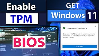 How to Enable TPM Trusted Platform Module In BIOS For Intel and AMD Motherboards For Windows 11 👌 [upl. by Hakym]