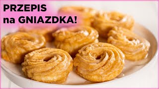 Przepis na PĄCZKI HISZPAŃSKIE czyli GNIAZDKA  Sugarlady [upl. by Aneehsirk]