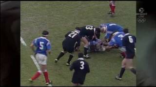 1994 France vs New Zealand  Try from the End of the World [upl. by Ribaudo870]