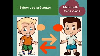 Se présenter en français maternelle [upl. by Mairb508]