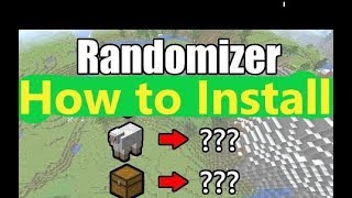 How To Install Minecraft Randomizer By SethBling For Minecraft 113 Thru 118 [upl. by Geof793]