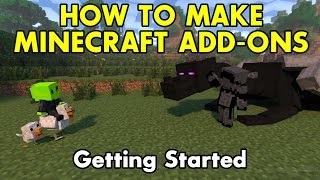 Minecraft AddOn Tutorial  HowTo Make Your Own [upl. by Nisotawulo]