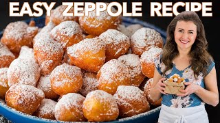 The Easiest Italian DONUTS Yess  Zeppole Recipe [upl. by Weigle]