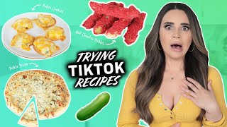 TRYING MORE TIKTOK FOOD HACKS  Part 4 [upl. by Ainnek]