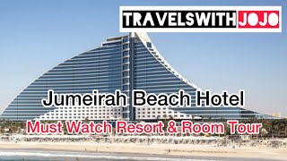 Jumeirah Beach Hotel  Dubai  Luxury Travel  5 Hotels  Hotel amp Room Tour [upl. by Eissahc]