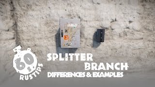 60 Second Rust Tips  Splitter amp Electrical Branch  Differences and Examples [upl. by Normi]