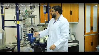 Distillation Column Theory and Live Experiment [upl. by Desiri]