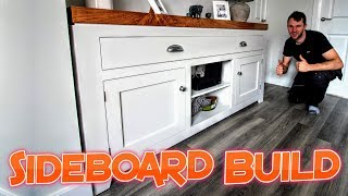 Making a Sideboard Cabinet Full Walkthrough [upl. by Aihsakal]