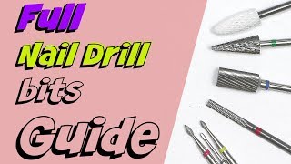 Nail Drill Bits Explained for Beginners [upl. by Demakis]