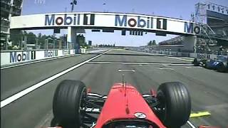 SCHUMACHER LONG RACE ONBOARD MAGNYCOURS 2004 [upl. by Htenaj]