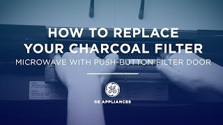 Charcoal Filter Replacement  Microwaves with Push Button Filter Door [upl. by Ainerol395]