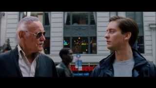 Stan Lee Marvel Movie Cameos HD [upl. by Yelsgnik918]