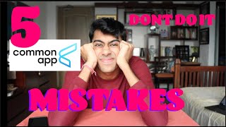 5 COMMON APP MISTAKES youre making  a Surprise [upl. by Eittik213]